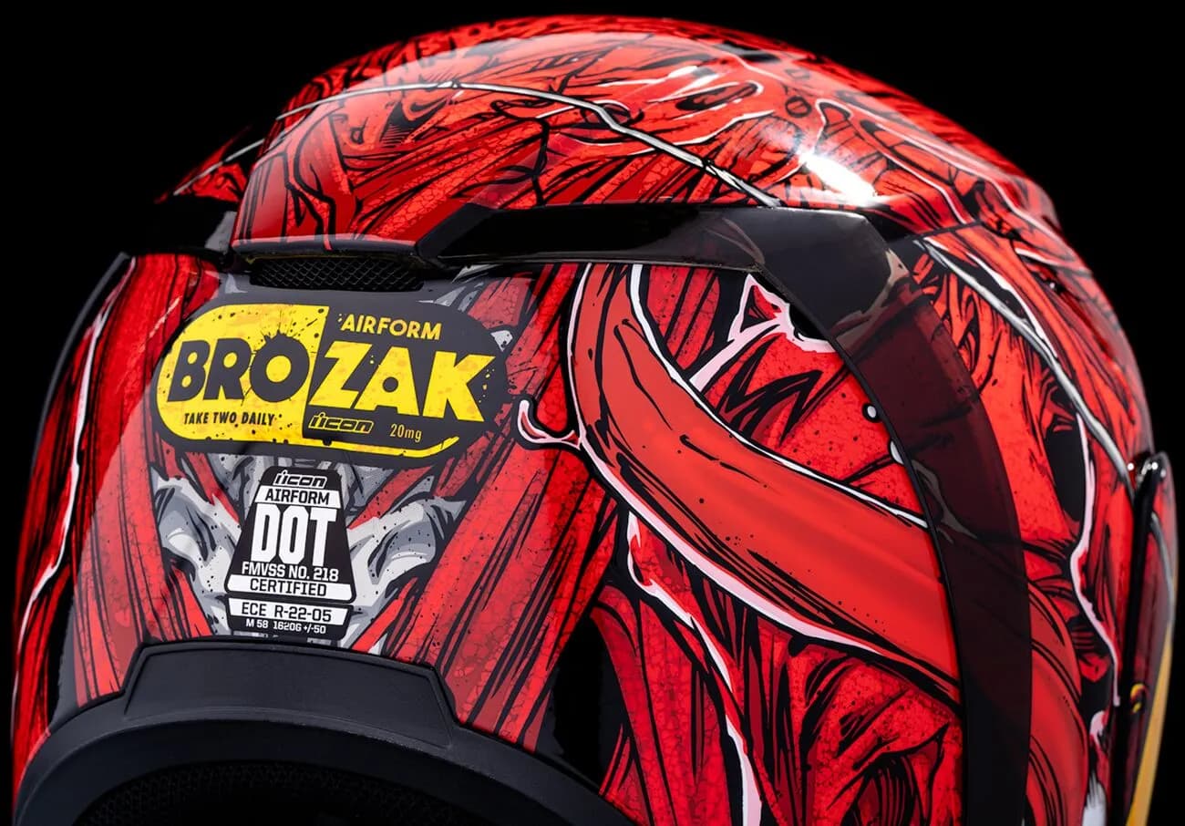 Casco ICON Airform MIPS Brozak Rojo