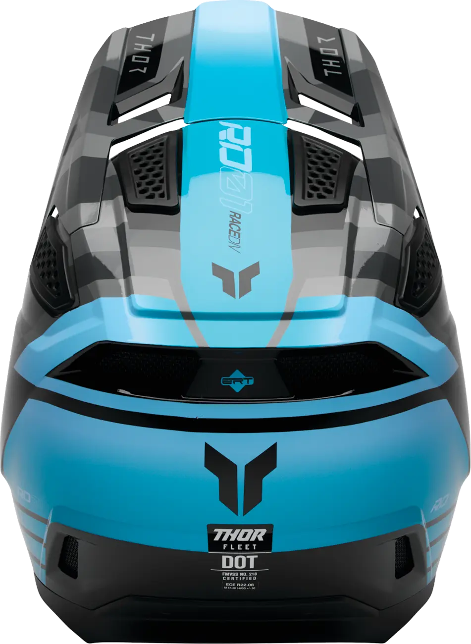 Casco THOR Fleet Camber Negro Turquesa