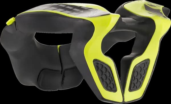 ALPINESTARS YOUTH NECK SUPPORT BLACK YELLOW FLUO  