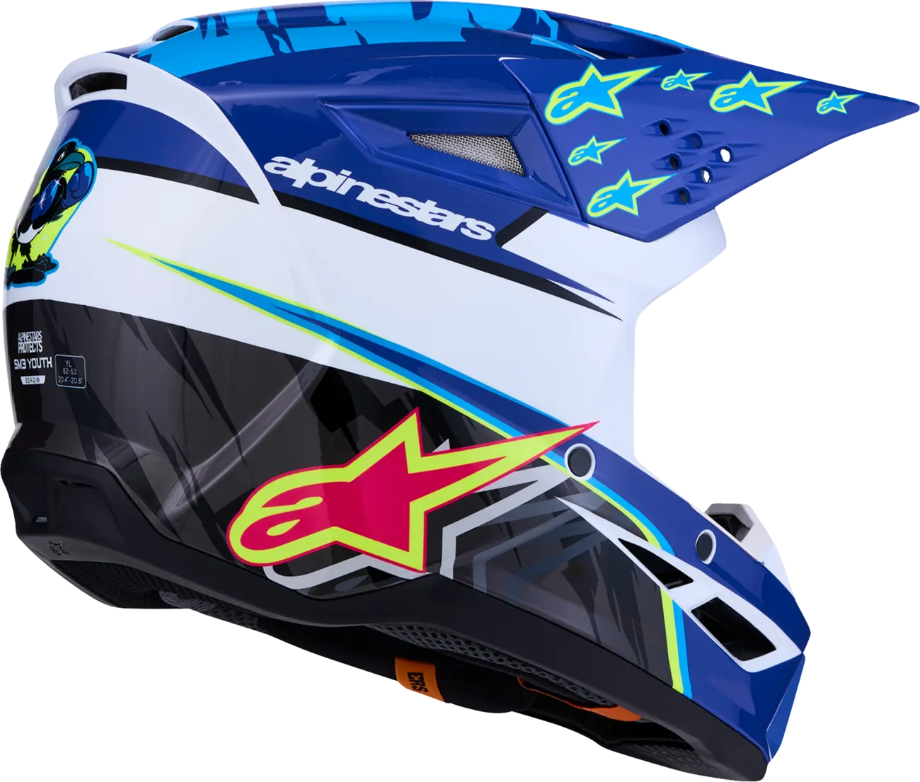 Casco Alpinestars S-M3 Infantil Azul