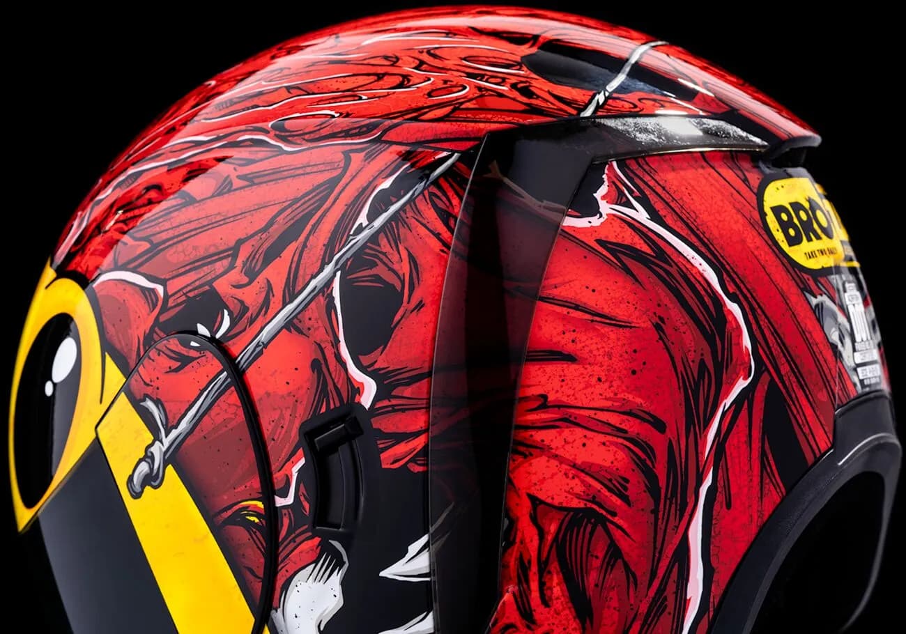 Casco ICON Airform MIPS Brozak Rojo