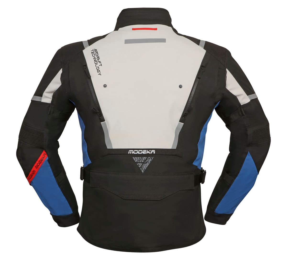 Chaqueta Modeka Trohn Gris Azul