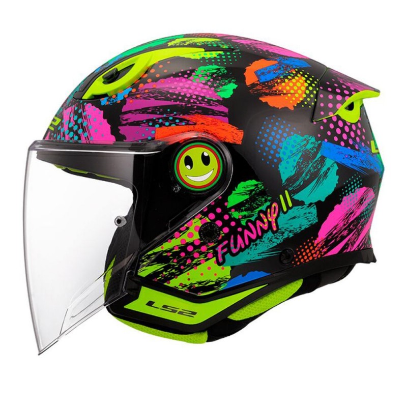 Casco LS2 OF622 Infantil Funny II Joy Negro Casco LS2 OF622 Infantil Funny II Joy Negro