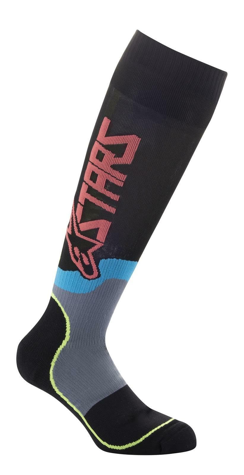 Calcetines Alpinestars MX Plus2 Negro Amarillo Cor image_1