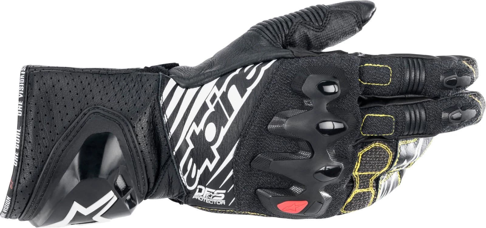Guantes Alpinestars GP Tech V2 Negro Blanco (Clona image_1
