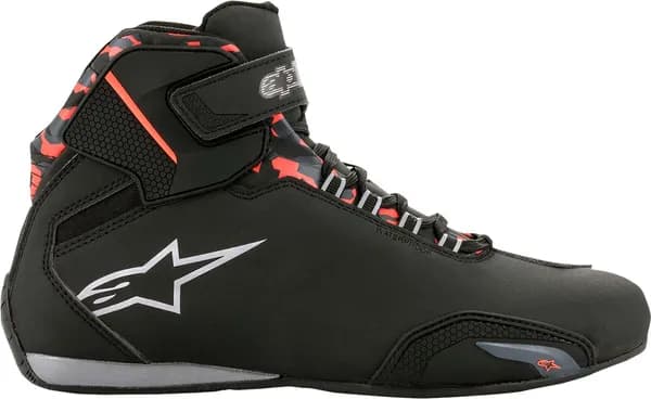 Botas Alpinestars Sektor Waterproof Negro Gris Roj Botas Alpinestars Sektor Waterproof Negro Gris Roj