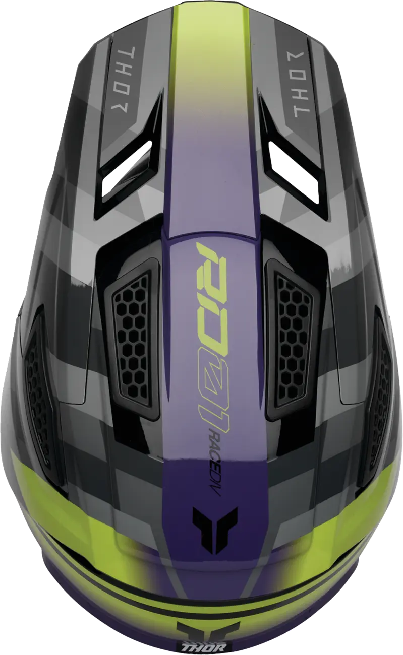 Casco THOR Fleet Camber Negro Gris Verde Casco THOR Fleet Camber Negro Gris Verde