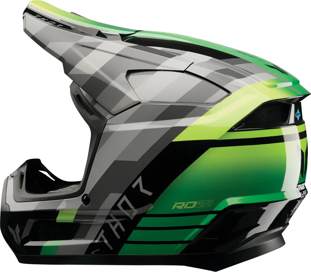 Casco THOR Fleet Infantil Camber Gris Verde Casco THOR Fleet Infantil Camber Gris Verde