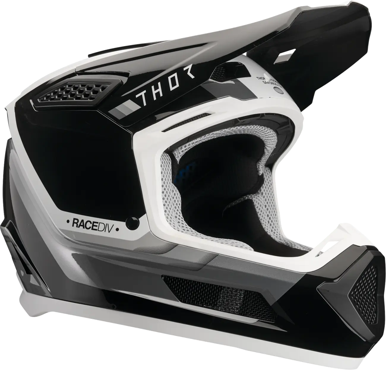 Casco THOR Fleet Defy Negro Blanco image_1