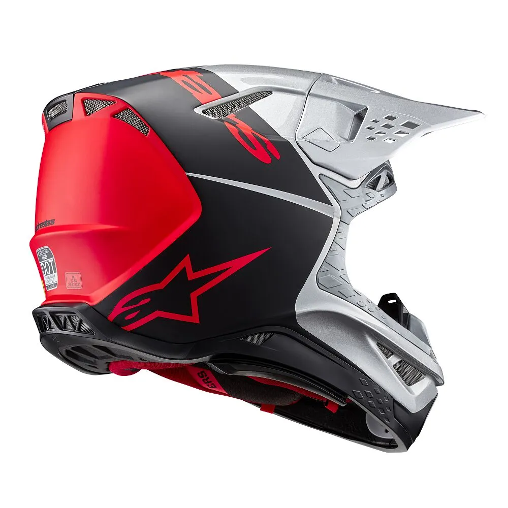 Casco Alpinestars SM10 Flood Gris Negro Naranja Casco Alpinestars SM10 Flood Gris Negro Naranja