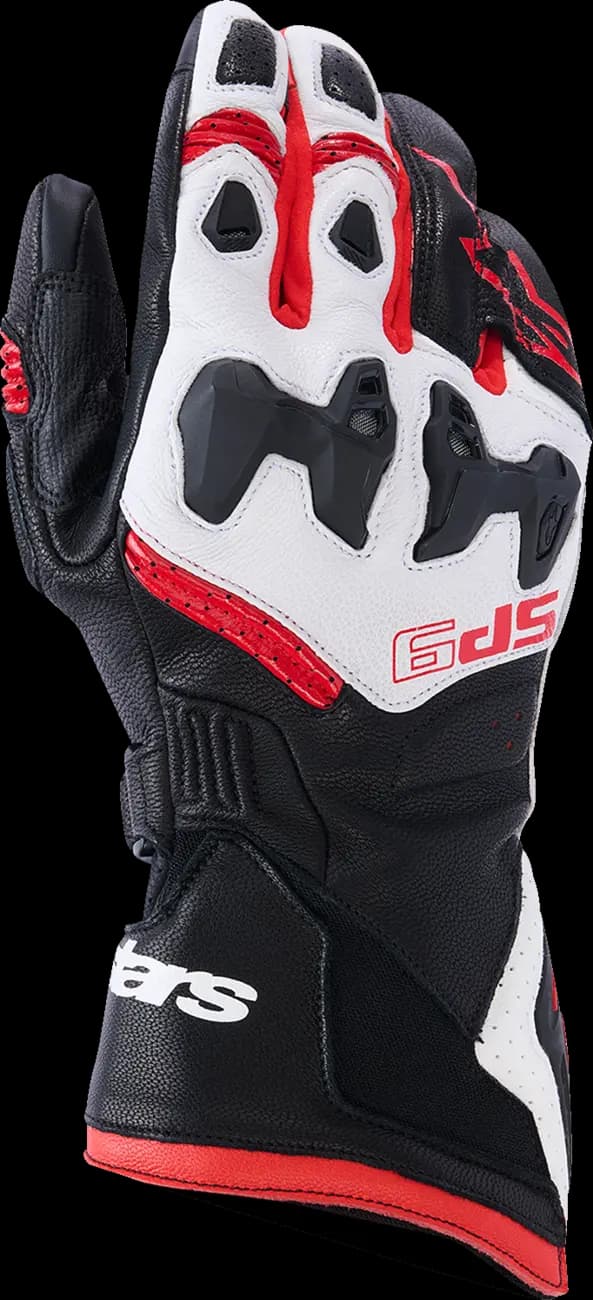 Guantes Alpinestars SP-9 Negro Blanco Rojo image_1