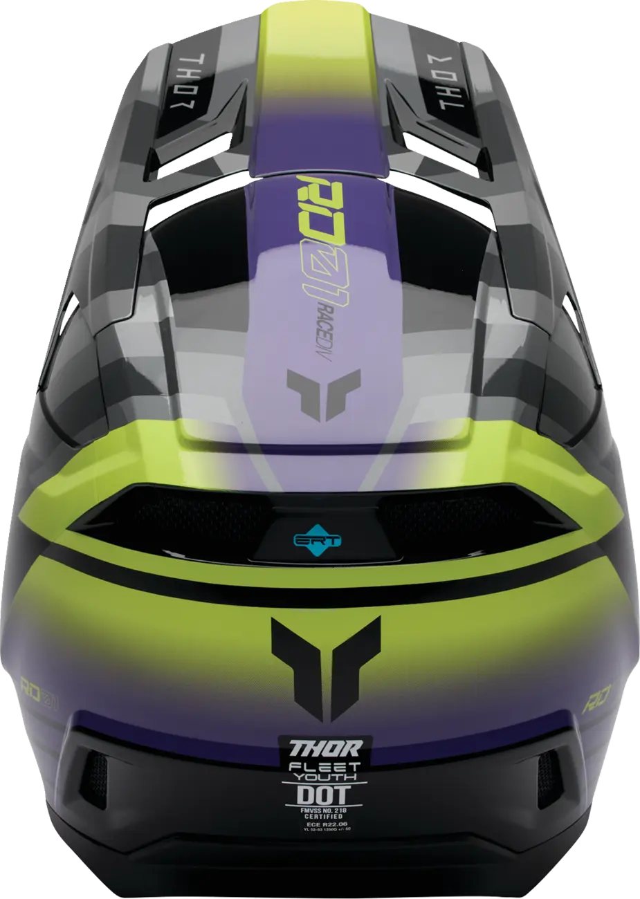 Casco THOR Fleet Infantil Camber Negro Gris Casco THOR Fleet Infantil Camber Negro Gris