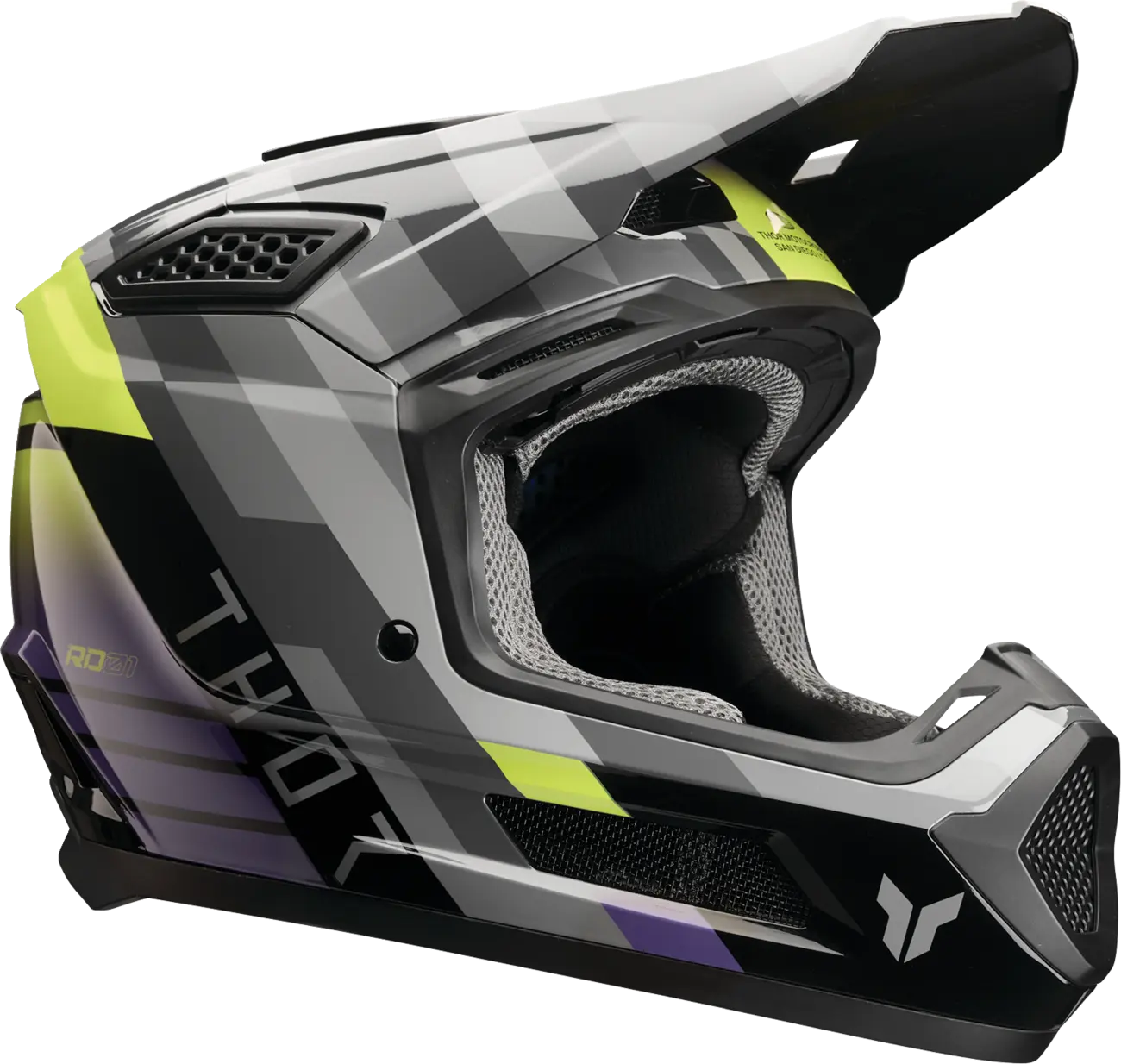 Casco THOR Fleet Camber Negro Gris Verde image_1