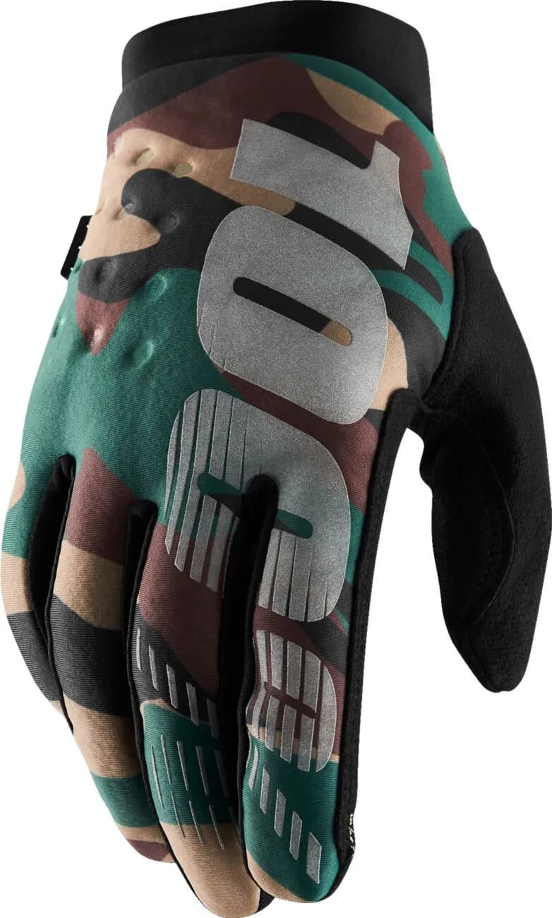 Guantes 100% Brisker Camo Negro image_1