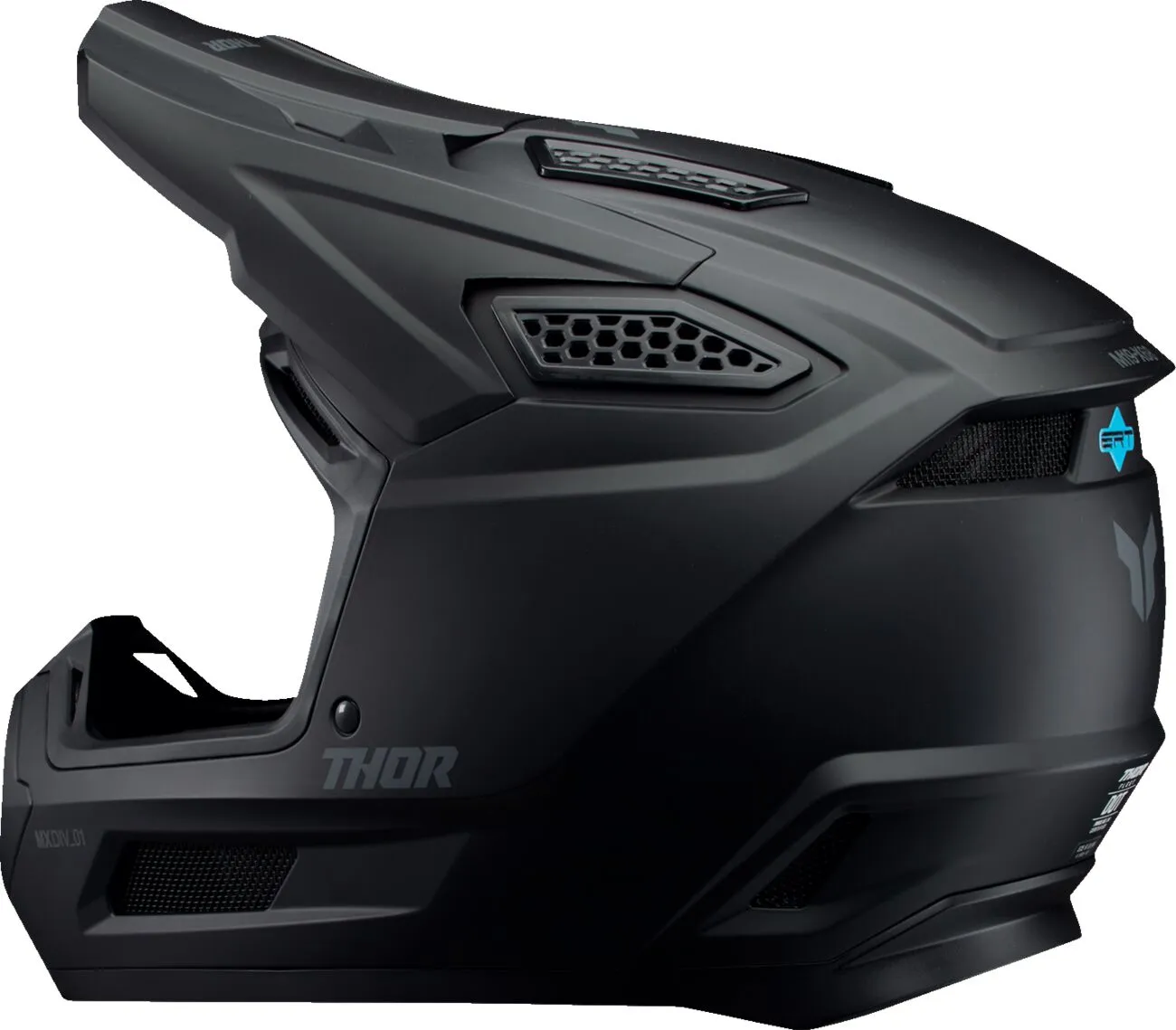 Casco THOR Fleet Blackout Negro Mate Casco THOR Fleet Blackout Negro Mate