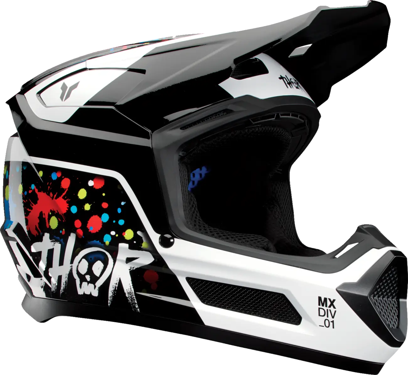 Casco THOR Fleet Infantil Splat Negro image_1