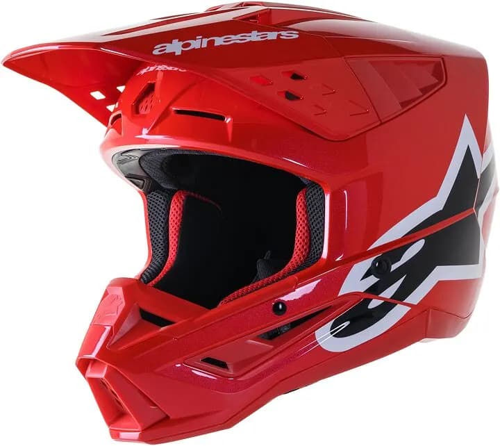 Casco Alpinestars SM5 Corp Rojo Negro Blanco image_1
