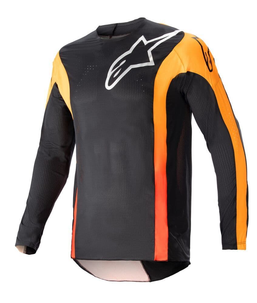 Camiseta Alpinestars Techstar Sein Negro Naranja-D image_1